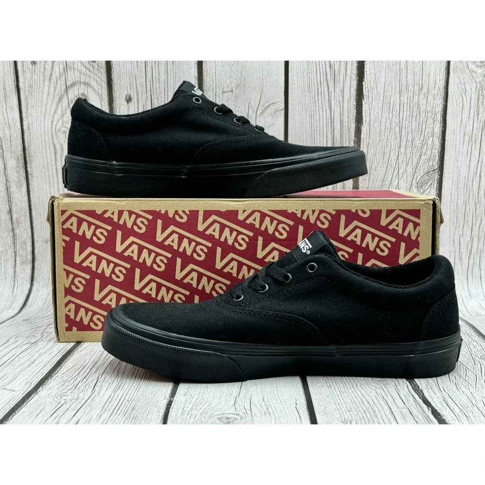 Vans Doheny Triple Black Skate‎ Shoes Youth Size 11YT VN0A3MWA186 New